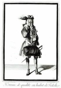 Teckeli ruhás nemes, 1694
